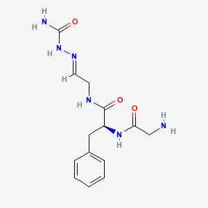 molecular formula C14H20N6O3 B12384915 Gly-Phe-Gly-Aldehyde semicarbazone 