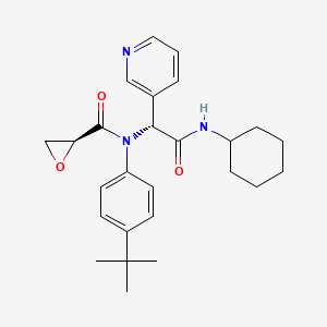 molecular formula C26H33N3O3 B12384957 SARS-CoV-2-IN-74 