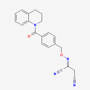 molecular formula C21H18N4O2 B12384964 Antibacterial agent 149 