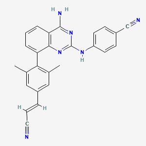 molecular formula C26H20N6 B12384983 Bavtavirine CAS No. 1956373-71-9