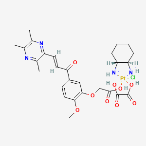 molecular formula C27H34ClN4O9Pt-2 B12384986 Antitumor agent-125 