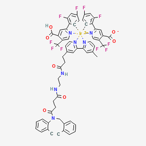 molecular formula C61H42F10IrN7O7 B12384995 DBCO Ir catayst 