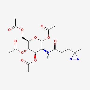 molecular formula C19H27N3O10 B12384999 Ac4ManNDAz 