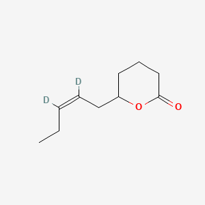 molecular formula C10H16O2 B12385006 Jasmine lactone-d2 