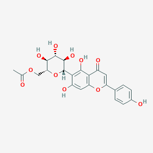 molecular formula C23H22O11 B12385018 6''-O-acetylisovitexin 