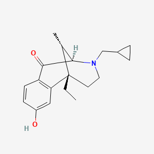 molecular formula C19H25NO2 B1238502 相对乙基凯他唑嗪 