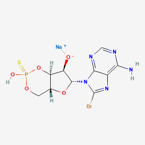 molecular formula C10H10BrN5NaO5PS B12385038 Sp-8-Br-cAMPS (sodium) 