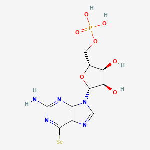 molecular formula C10H13N5O7PSe B1238504 6-Selenoguanosine 5'-phosphate CAS No. 39669-47-1