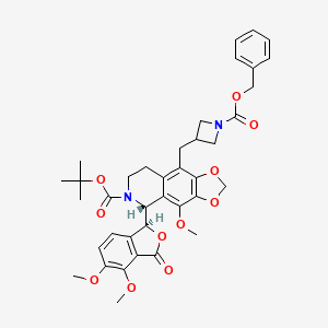 molecular formula C38H42N2O11 B12385050 Anticancer agent 184 