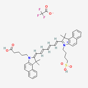 molecular formula C46H49F3N2O7S B12385051 ICG acid 