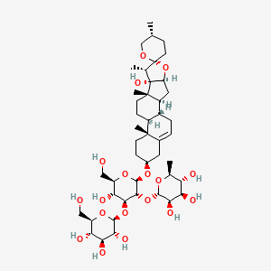 molecular formula C45H72O18 B12385080 17-Hydroxygracillin 