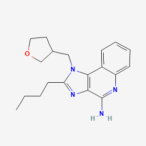 2-Butyl-1-(oxolan-3-ylmethyl)imidazo[4,5-c]quinolin-4-amine