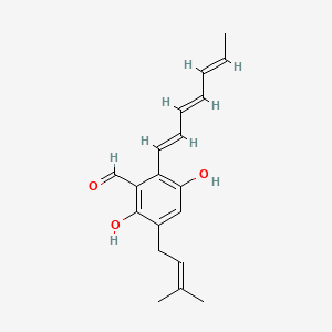 molecular formula C19H22O3 B1238510 Auroglaucin CAS No. 41451-81-4