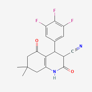 molecular formula C18H15F3N2O2 B12385115 Sdh-IN-10 