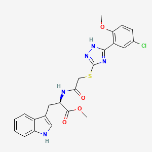 molecular formula C23H22ClN5O4S B12385117 Shp2-IN-24 