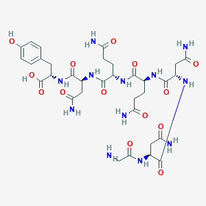 molecular formula C33H48N12O14 B12385149 Amyloid-Forming peptide GNNQQNY 