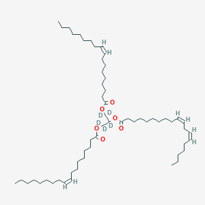 [1,1,2,3,3-pentadeuterio-1,3-bis[[(Z)-octadec-9-enoyl]oxy]propan-2-yl] (10Z,13Z)-nonadeca-10,13-dienoate