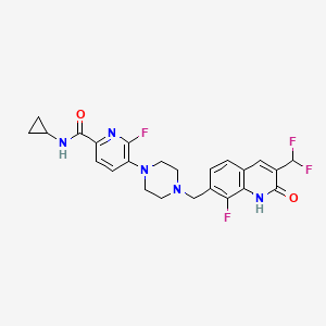 molecular formula C24H23F4N5O2 B12385160 Parp1-IN-18 