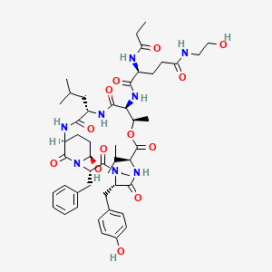 molecular formula C49H70N8O13 B12385163 Crocapeptin C 