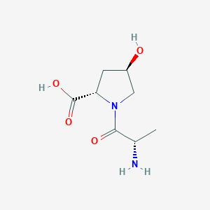 molecular formula C8H14N2O4 B12385166 H-Ala-Hyp-OH CAS No. 76400-25-4