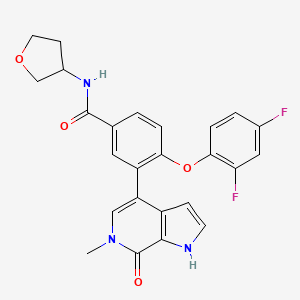 molecular formula C25H21F2N3O4 B12385167 Brd4-IN-5 