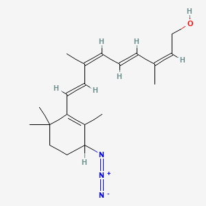 molecular formula C20H29N3O B1238517 4-Azidoretinol CAS No. 92484-22-5