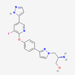 molecular formula C20H19FN6O2 B12385197 Lta4H-IN-2 