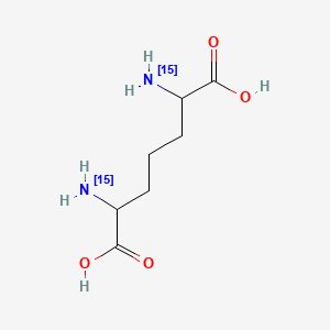 2,6-bis(15N)(azanyl)heptanedioic acid