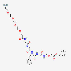 molecular formula C36H52N6O12 B12385231 NH2-PEG4-GGFG-CH2-O-CH2-Cbz 