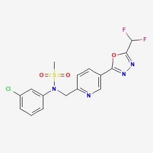 molecular formula C16H13ClF2N4O3S B12385239 Hdac-IN-58 