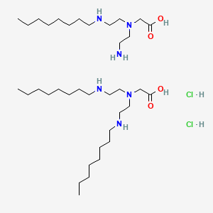 molecular formula C36H80Cl2N6O4 B1238525 E 10 (pharmaceutical) CAS No. 50808-48-5