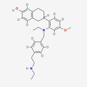 molecular formula C30H38N2O2 B12385259 Elacestrant-d10 