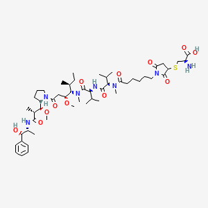 molecular formula C52H85N7O12S B12385306 Cys-mc-MMAE 