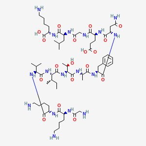 molecular formula C64H109N17O18 B12385320 Hemoglobin (64-76) 