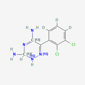 Lamotrigine-13C2,15N2,d3