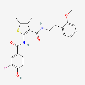 molecular formula C23H23FN2O4S B12385344 Hsd17B13-IN-19 