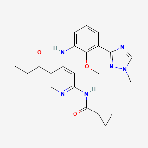 molecular formula C22H24N6O3 B12385350 Jak-IN-26 