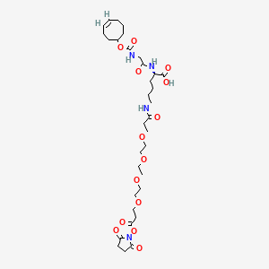 molecular formula C33H52N4O14 B12385386 TCO-GK-PEG4-NHS ester 