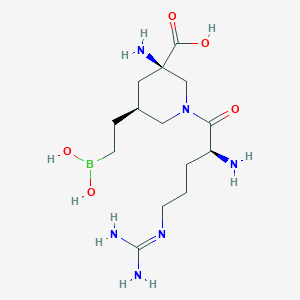 molecular formula C14H29BN6O5 B12385414 Arginase inhibitor 7 