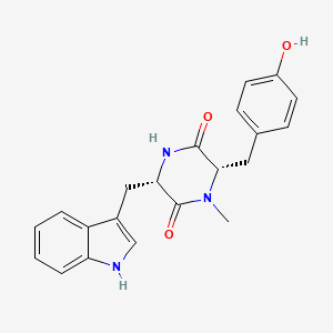 molecular formula C21H21N3O3 B12385415 Quellenin 