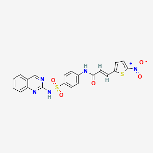 molecular formula C21H15N5O5S2 B12385434 Mlkl-IN-7 