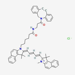 molecular formula C58H57ClN4O2 B12385446 Cy5.5(Me)-C3-DBCO 