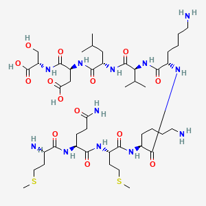 molecular formula C45H82N12O14S2 B12385458 Antiflammin-1 