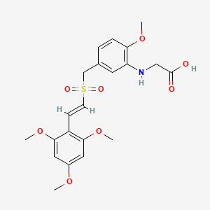 molecular formula C21H25NO8S B1238547 Rigosertib CAS No. 592542-59-1