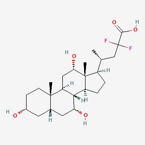 molecular formula C24H38F2O5 B12385503 TGR5 agonist 4 