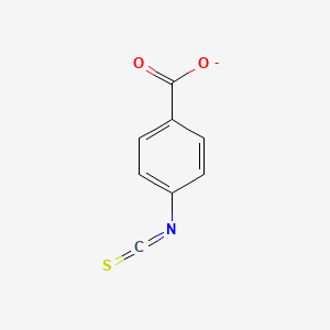 molecular formula C8H4NO2S- B1238551 4-异硫氰酸苯酯 
