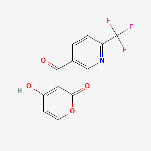 molecular formula C12H6F3NO4 B12385513 Hppd-IN-1 