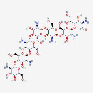 molecular formula C42H79N7O29 B12385539 Chitoheptaose 