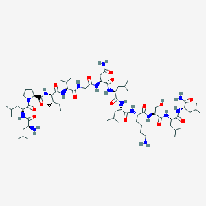 molecular formula C67H122N16O15 B12385559 Temporin B 