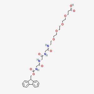 molecular formula C32H42N4O11 B12385560 Fmoc-Gly-Gly-Gly-NH-PEG4-C2-COOH 